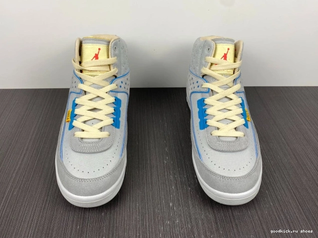 Retro DN3802-001 Jordan 2 Fog Grey Union 0710